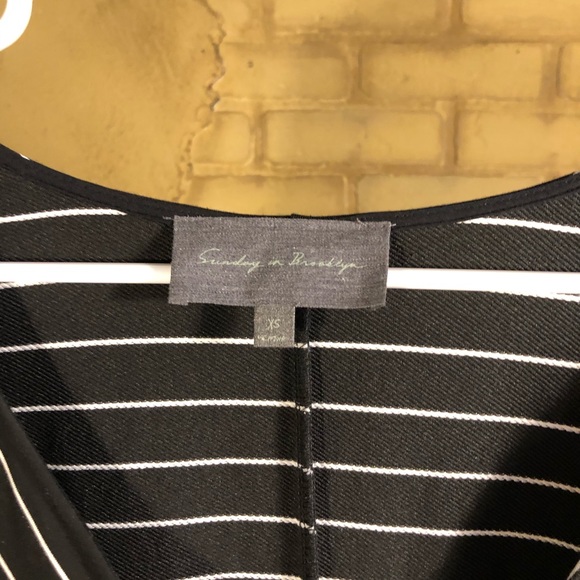 Anthro Sunday in Brooklyn Wrap Ruffle Sleeve Dress - Picture 2 of 3